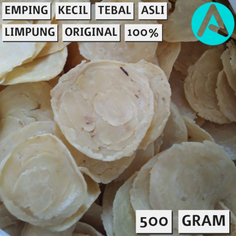 

Emping melinjo kecil tebal (4-6 biji) 500gram asli Limpung Batang Jateng