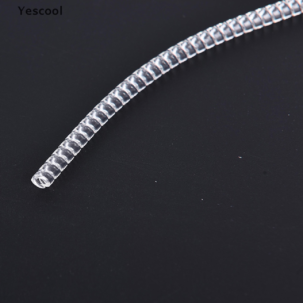 Yescool 5pcs Invisible Transparent Spiral Based Ring Sizer Adjuster  Resizing Jewelry .