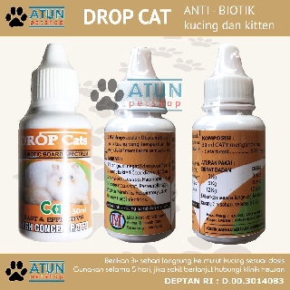  Obat  Kucing Luka  Infeksi  Demam Antibiotik Drop Cat Atau 