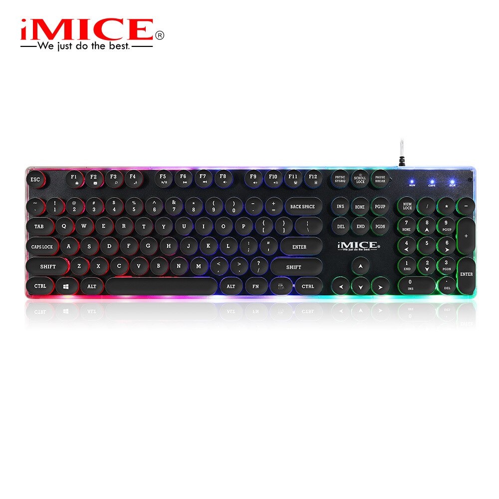 iMice Gaming Keyboard RGB Backlit - AK-700 - Black