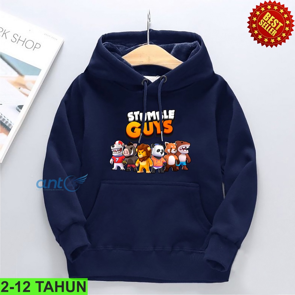 Hoodie Anak Stumble guys  Laki Laki-Perempuan / Switer Anak Usia 2 3 4 5 6 7 8 9 10 11 12 Tahun