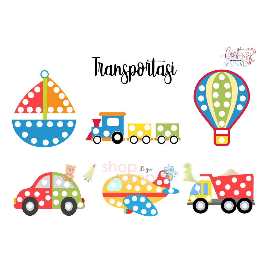 DIY Sticker Dot Activity - Crafty Lab - Mainan Edukasi Stiker Anak