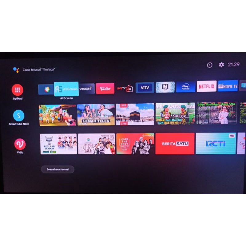 Android Tv Box / STB V5 Android 9 4K Ram 2GB, Root &amp; Unlock Full Aplikasi