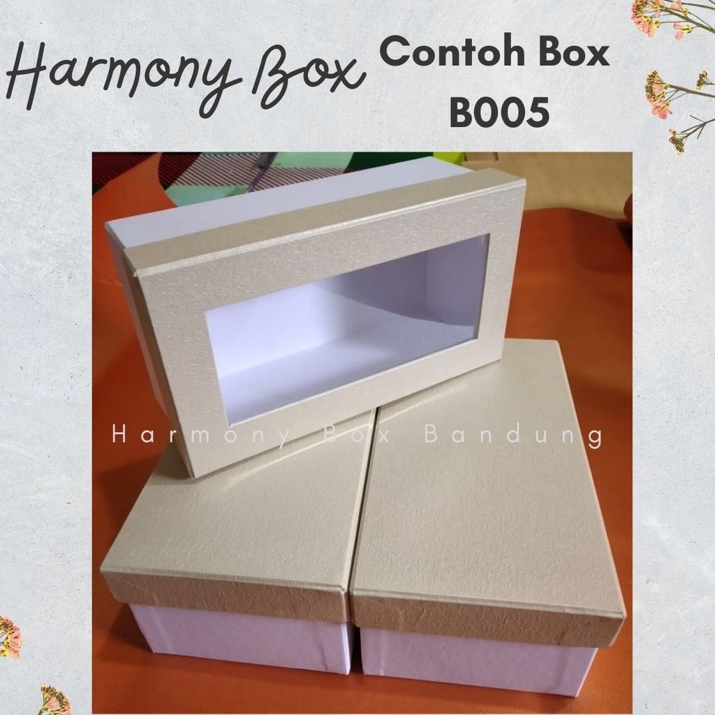 

HARMONY BOX-Box/Kotak Kemasan KOTAK KADO (Kode B005) Box Kemasan, Kotak Kemasan, Kotak Kado, Packaging, Dus Kemasan, Kemasan Karton, Kotak Penyimpanan, Box Penyimpanan.