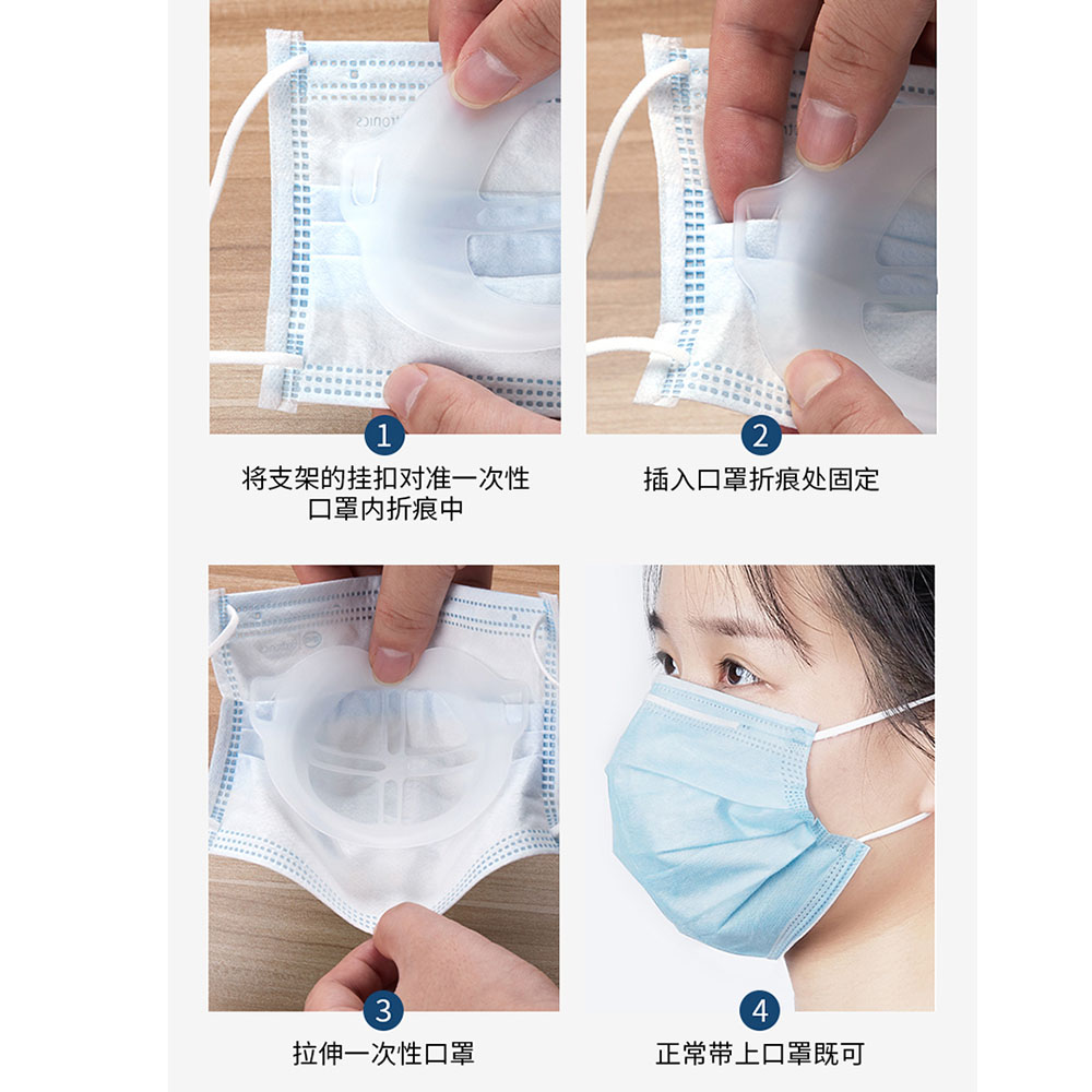 Holder Pelindung Masker Tiga Dimensi Breathable Tahan Air