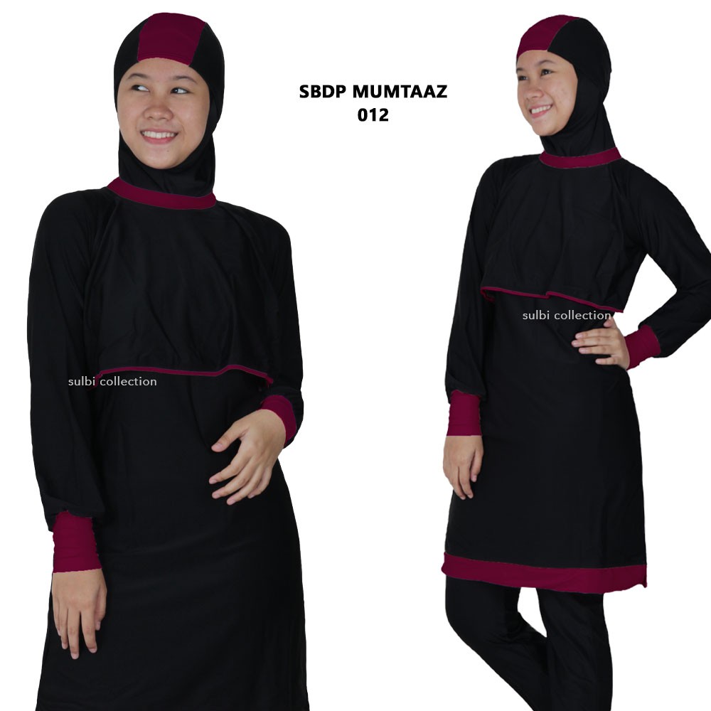 SULBI Baju Renang Muslim Wanita Dewasa Muslimah Loose Fit MUMTAAZ