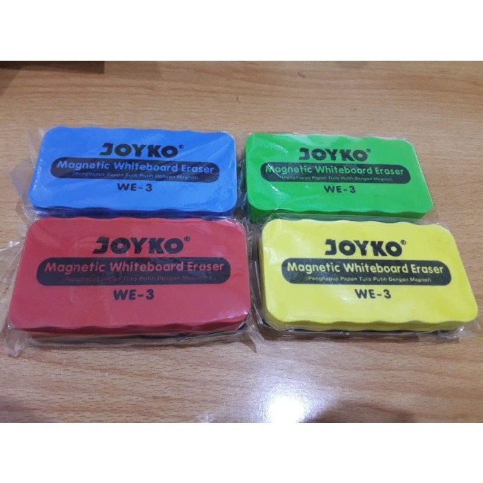 

TULIS-ALAT- JOYKO WHITE BOARD ERASER WE-3 PENGHAPUS PAPAN TULIS MAGNET -ALAT-TULIS.