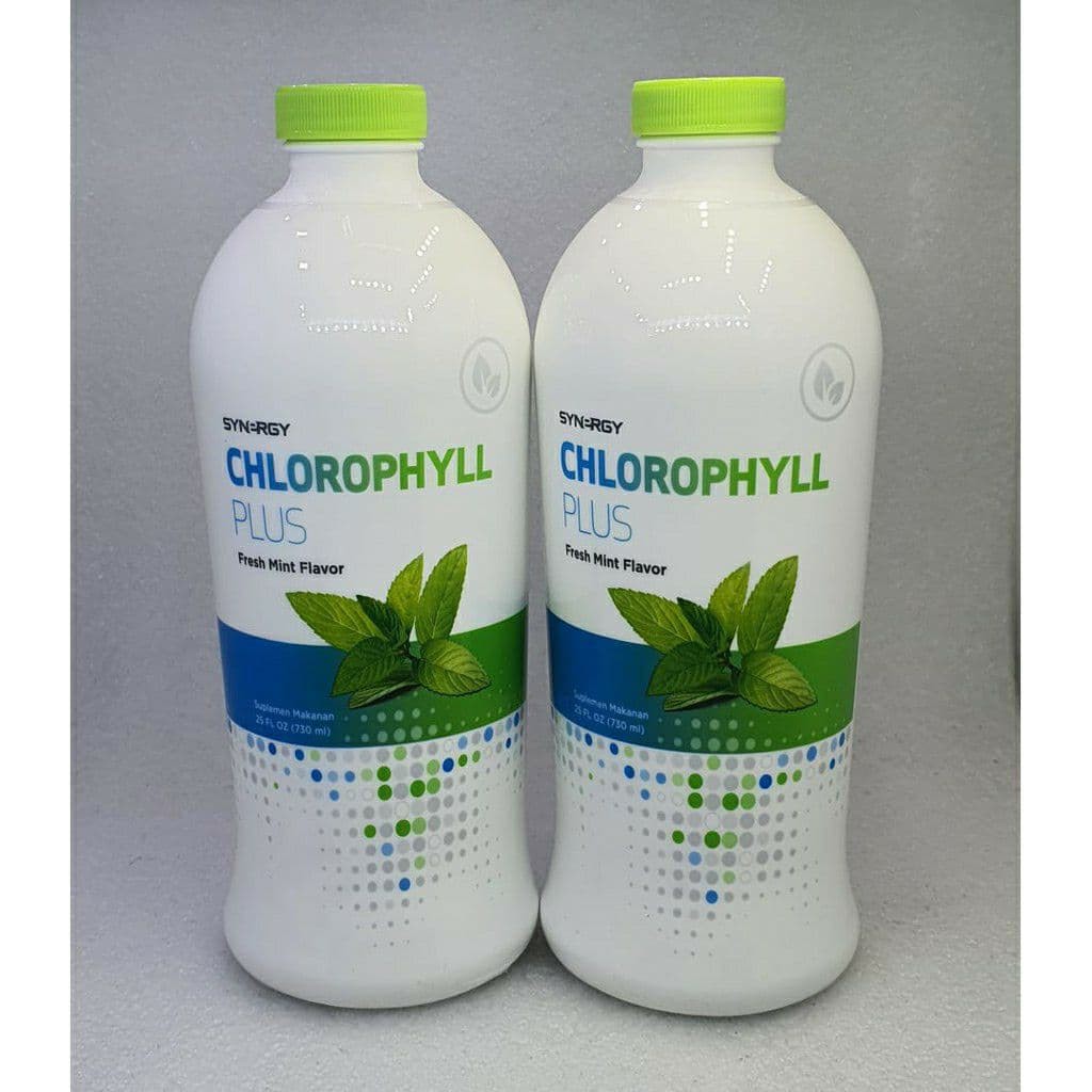 Chlorophyll plus synergy klorofil daun hijau mint