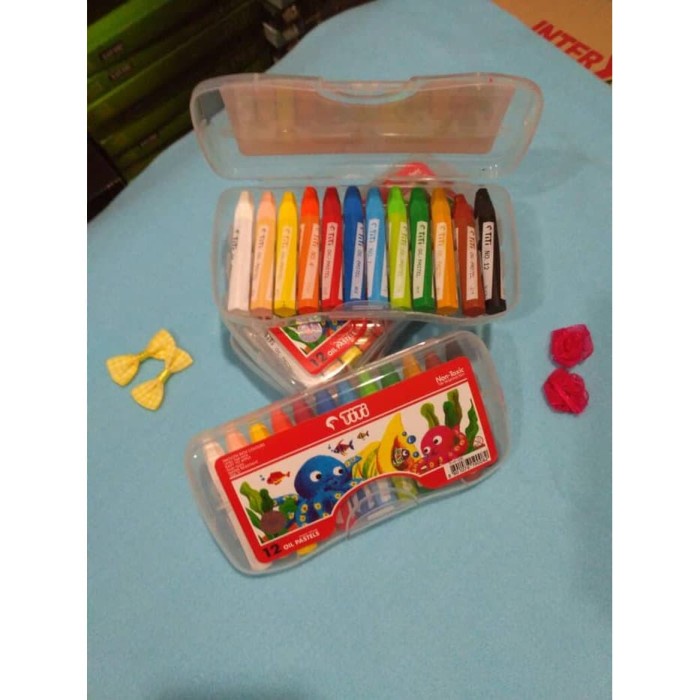 

Produk Crayon Titi 12 Warna / Oil Pastels Trendi