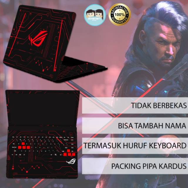 Garskin Skin Stiker  Laptop  Full Body ROG  Predator Acer 