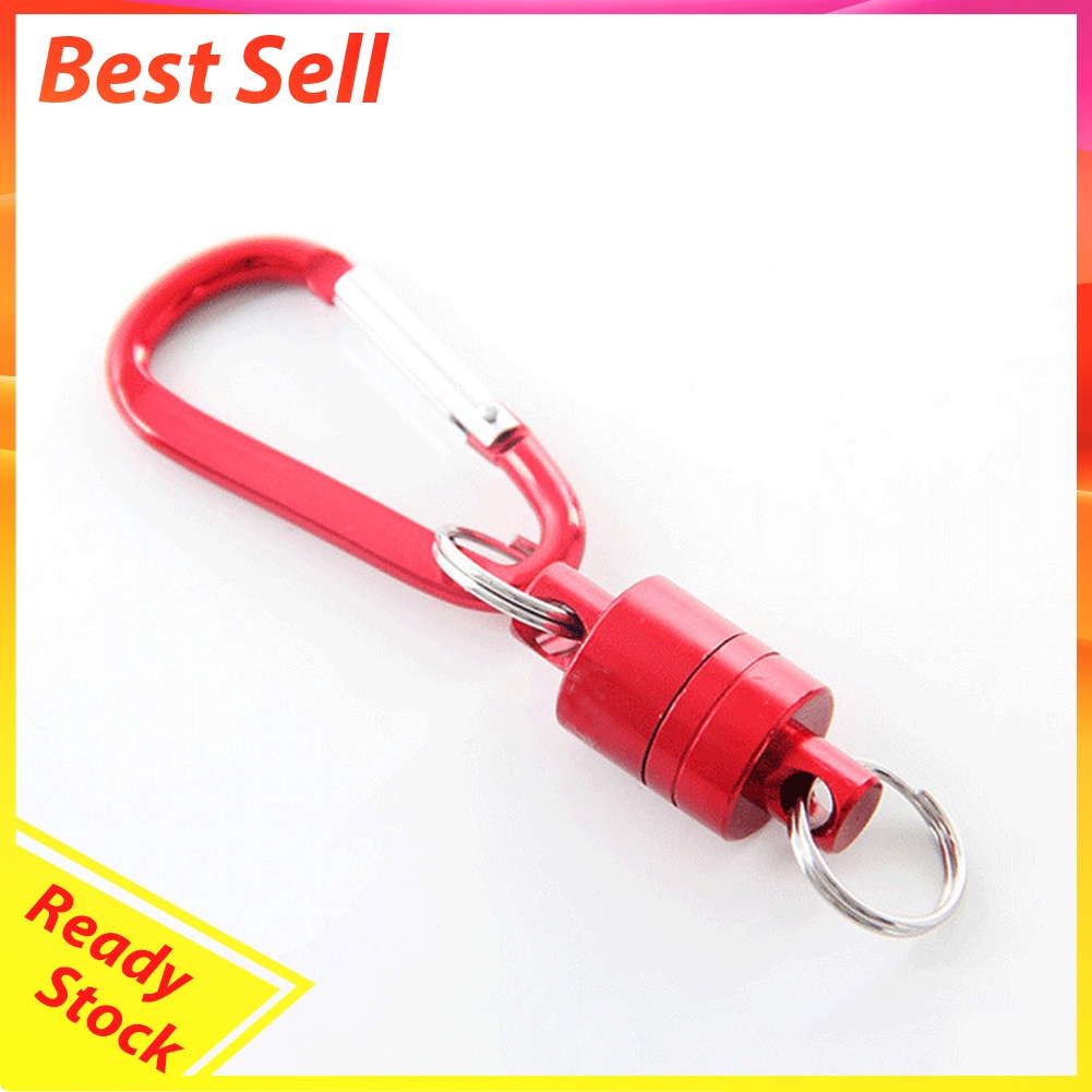 Outdoor Magnetic Buckle Portable Carabiner Lure Magnet Hanging Clasp Holder