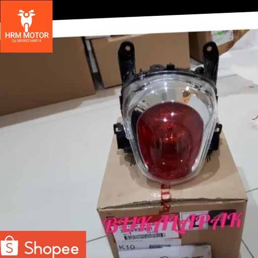 lampu stop belakang scoopy fi 2017 .