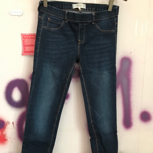 Celana jeans wanita legging mango original preloved