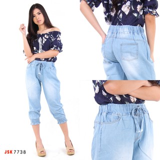  Celana  Pendek  7 8 Jogger Jeans  Wanita Celana  Joger 