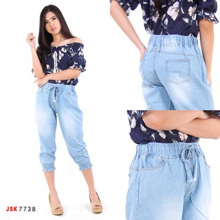  Celana  Pendek  7 8 Jogger  Jeans Wanita  Celana  Joger 