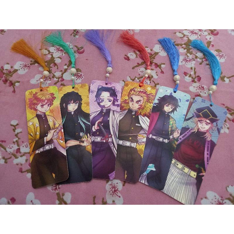 

Anime Bookmark Kimetsu no Yaiba/Demon Slayer Art Print fan merch
