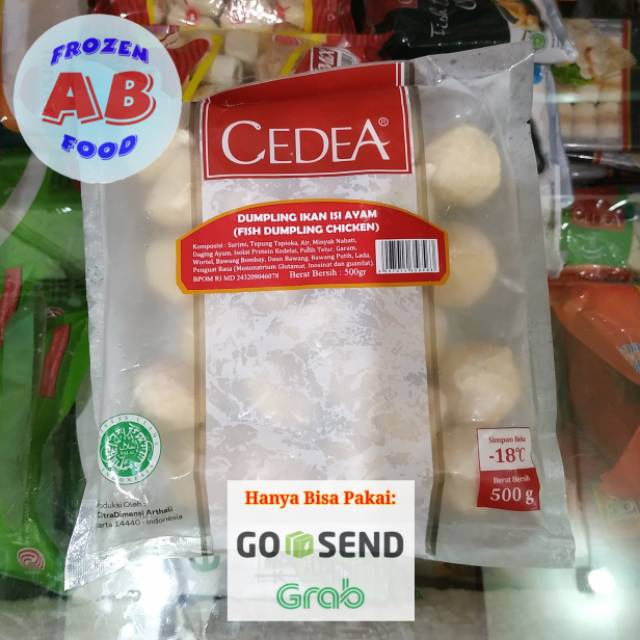 

CEDEA Fish Dumpling Chicken 500 gram 500 gr CEDEA Dumpling Ikan isi Ayam 500gram 500gr