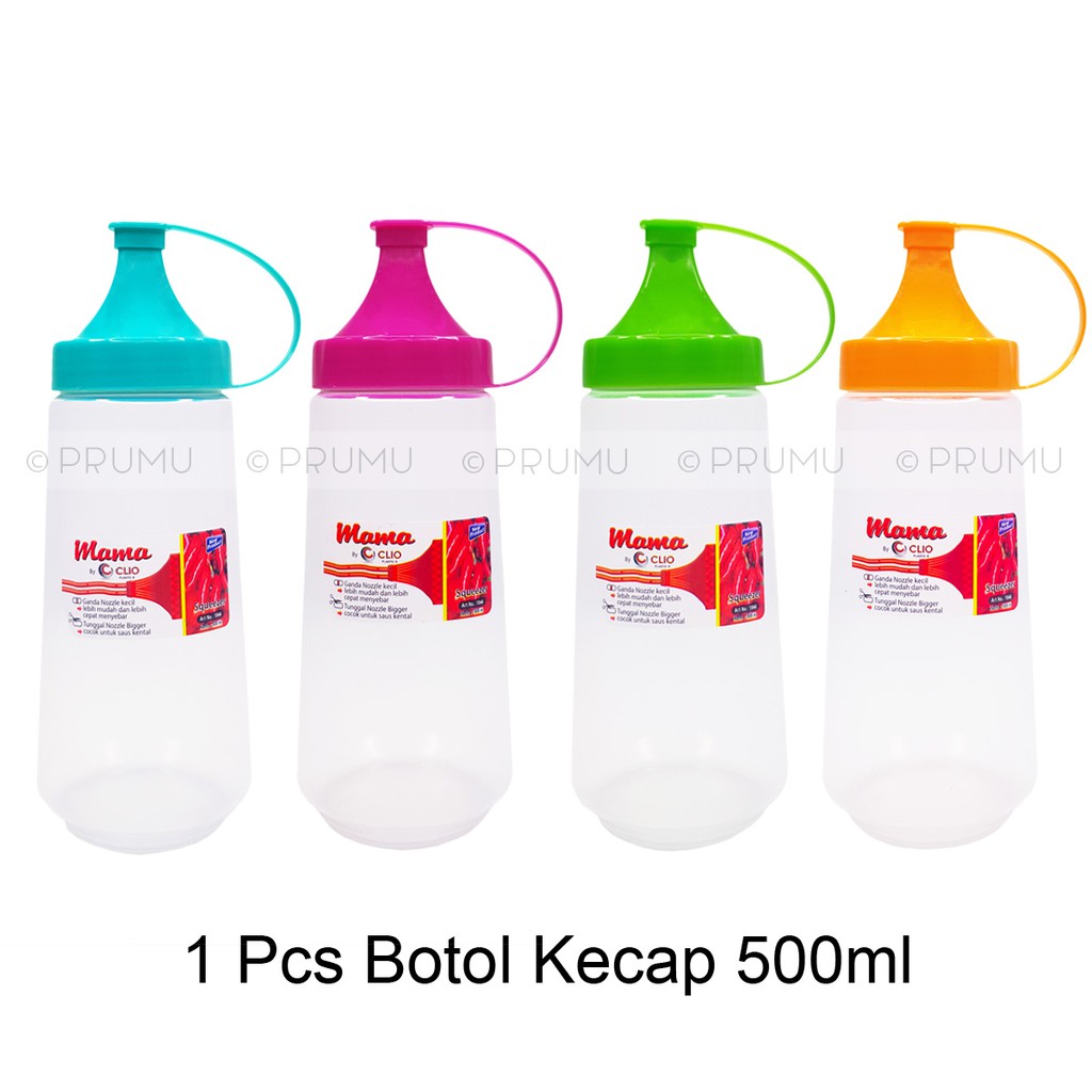 Botol Kecap 500 ml | Botol Saos | Botol Mayonnaise | Squeeze Bottles | Botol saus | Botol Sambal | B