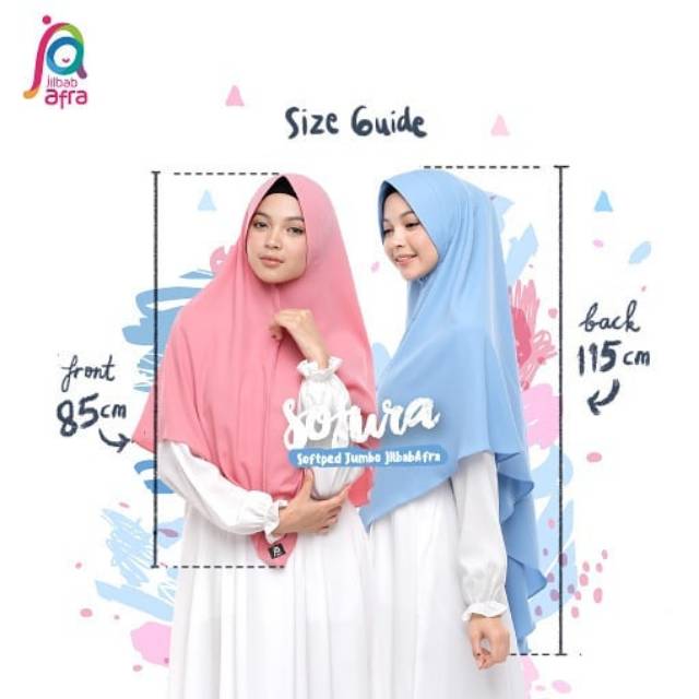 SOFURA (Softped JilbabAfra) /Khimar Pinguin JilbabAfra