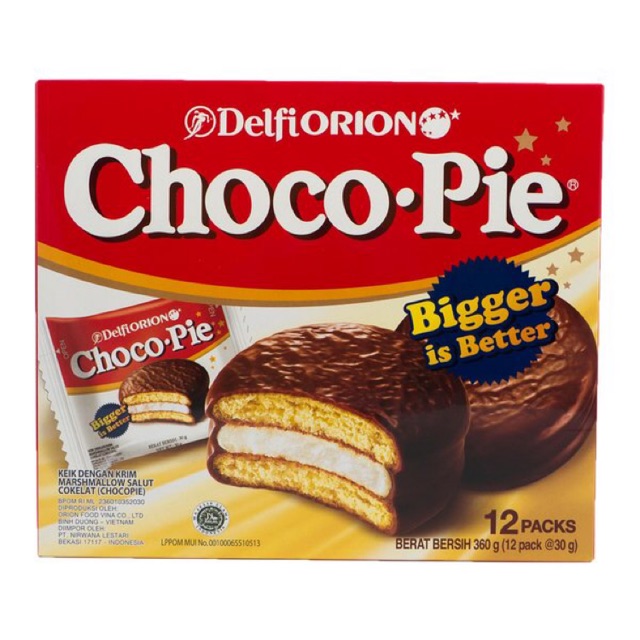 

Delfi Orion Pie Cokelat 12 x 30 g