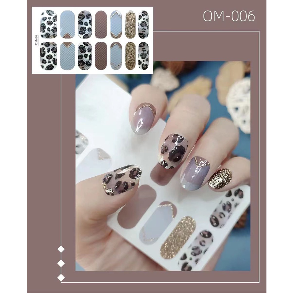 NAIL ART STICKER STIKER KUKU NAIL ART 3D STICKER FULL COVER ANTI AIR / KUKU / NAIL ART