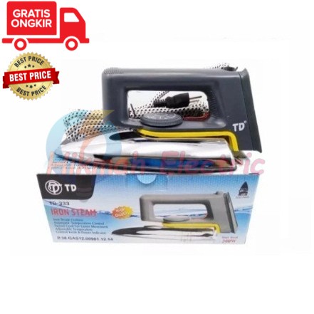 SETRIKA LISTRIK TD 333 STRIKA  DRY IRON