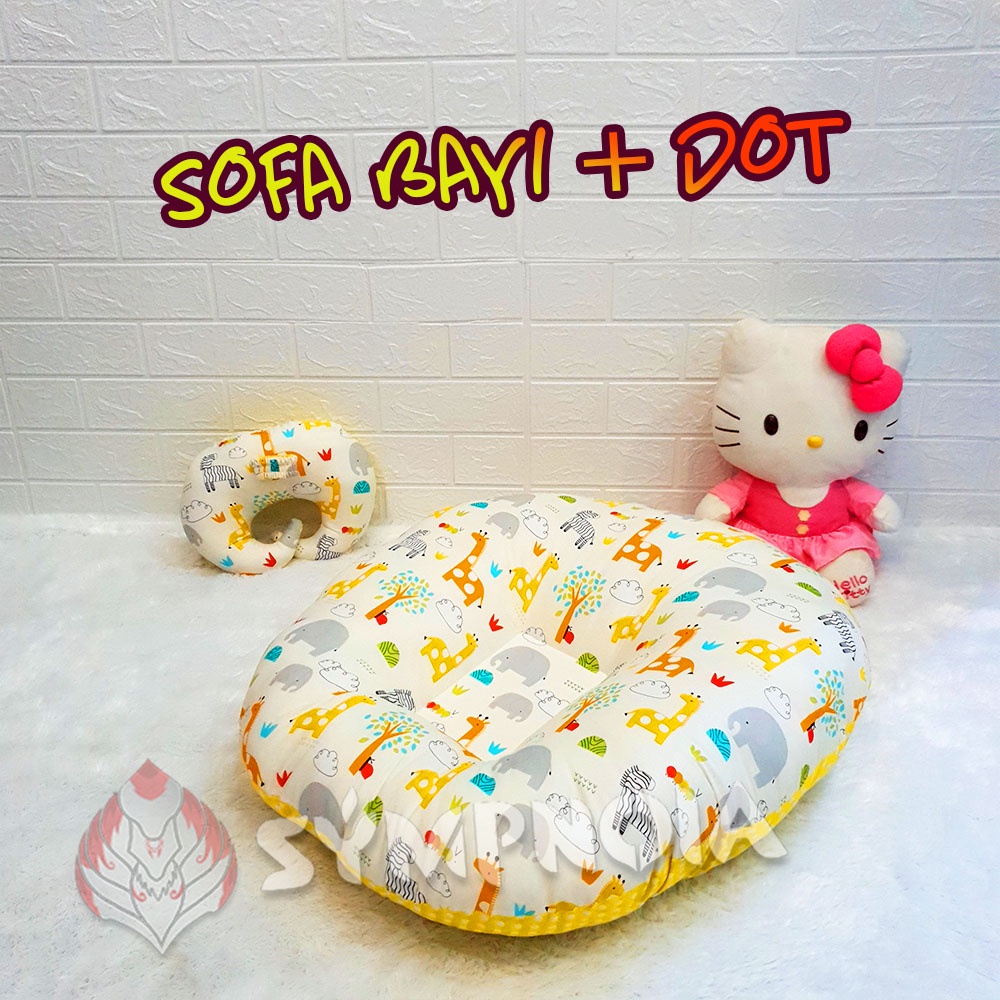 [NEW ARRIVAL} Sofa Bayi Multifungsi + Bantal dot