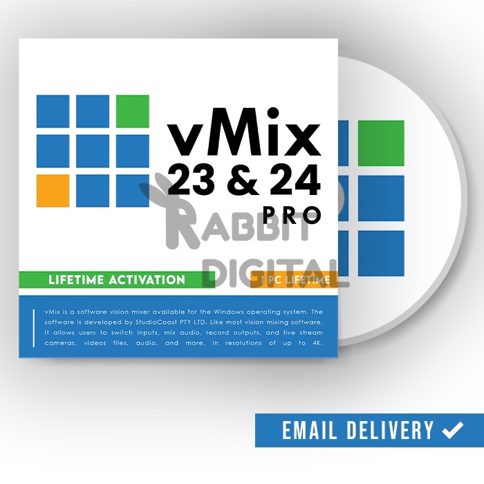 VMIX 23 24 Pro Lifetime Garansi Vision Mixer