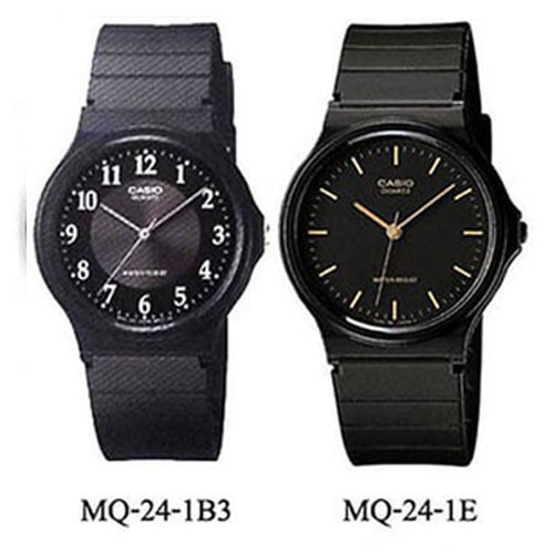 Casio Original MQ-24 / MQ24 / MQ-24-1E 1B 7B 7E Jam Tangan Unisex Analog Karet (Tanpa Kotak Mika)