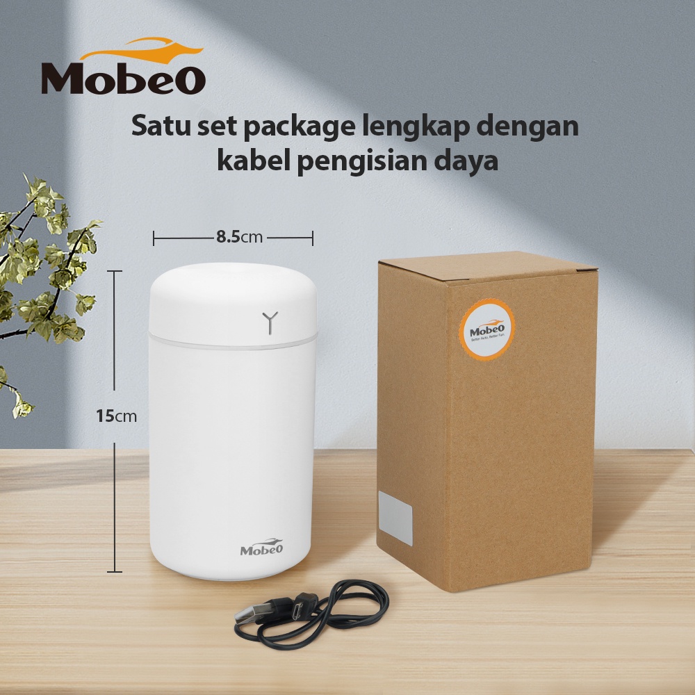 [BARU] Mobeo Car Humidifier Silinder White - Pelembab Rumah dan Kendaraan