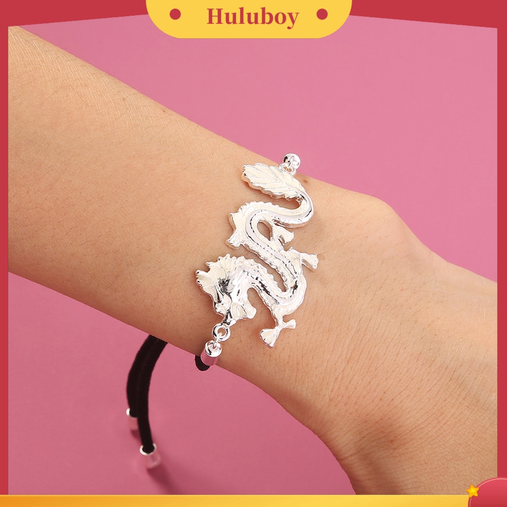 Hu Hu Hu Hu Hu Alat Bantu Pasang Kacamata♡ Handmade Gelang Tali Liontin Bunga Mawar Naga Glow in the Dark Buatan Tangan Dapat Disesuaikan Untuk Unisex