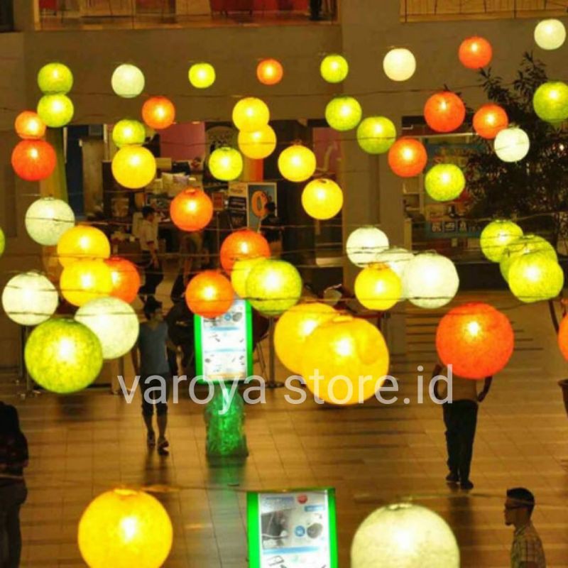 [TERMURAH] 17CM LAMPION BENANG GANTUNG / LAMPION DEKORASI / LAMPION CINA / LAMPION AESTHETIC Murah