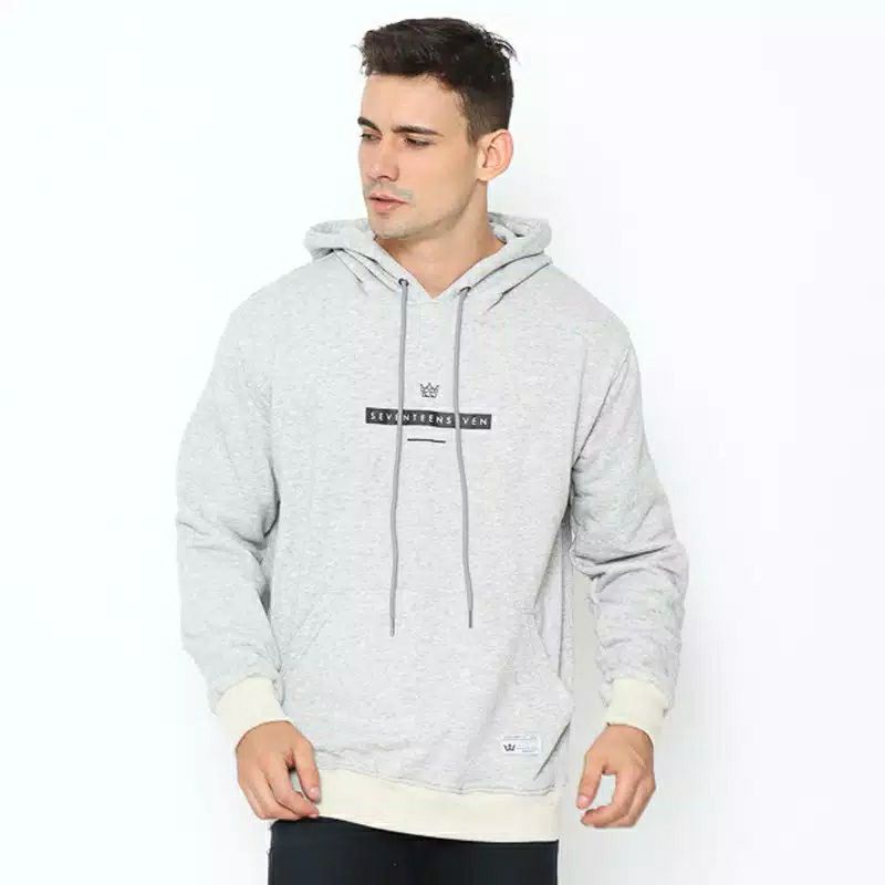 Jaket 17SEVEN Hoodie Grey Original BNWT