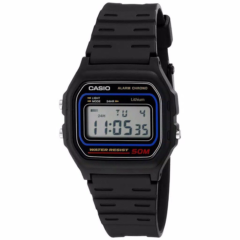 JAM TANGAN CASIO W-59-1VQ ORIGINAL GARANSI 1TAHUN