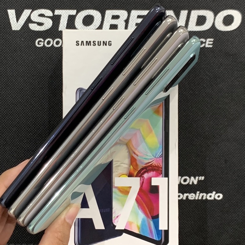Samsung A71 8/128 GB Ex Resmi Sein Indonesia Second Bekas Seken Ori Ex Pemakaian Good Condition-2