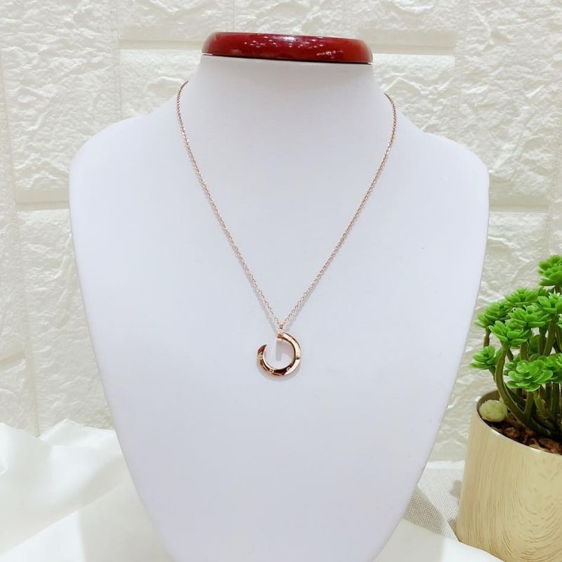 Kalung Gelang Titanium Premium Brandad Band Kalung Stainless steel Cartierx Anti karat K105