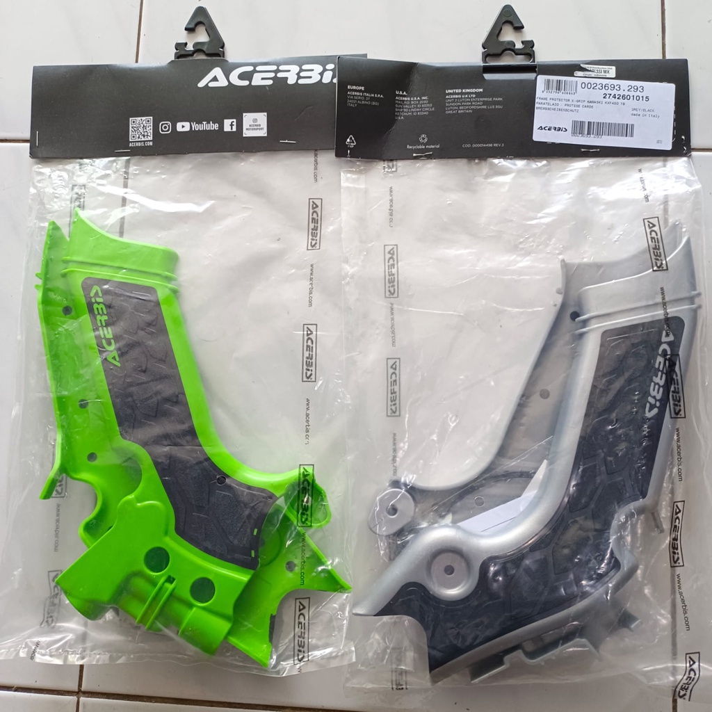 FRAME GUARD KAWASAKI KX250 X/XC KX450F 2021/2023 PELINDUNG RANGKA