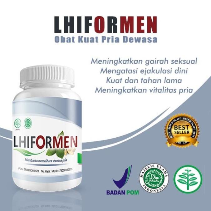 ORIGINAL Obat Herbal Pria Kuat Tahan Lama LHIFORMEN Mengatasi Ejakulasi-Dini Murah