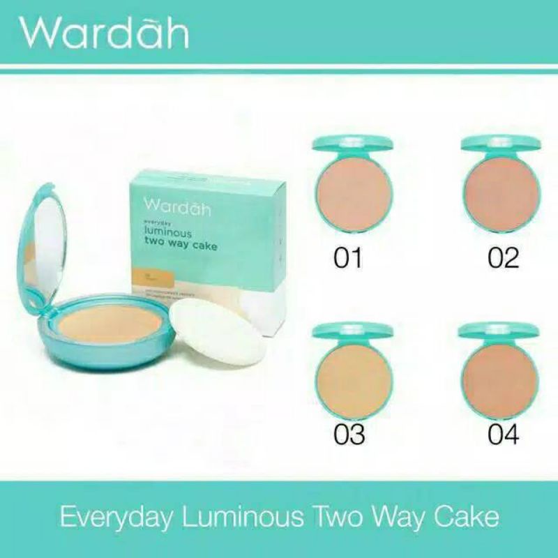 WARDAH LUMINIOUS TWO WAY CAKE REFILL 12gr