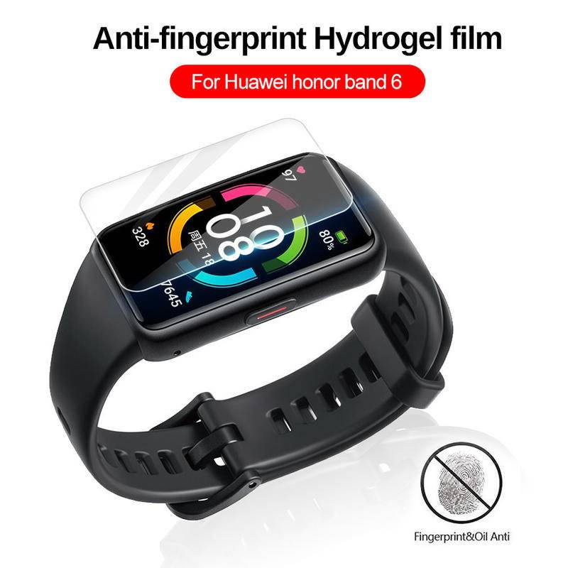 1pc Pelindung Layar Smartwatch Huawei Honor Band 7 6 Pro Bahan TPU