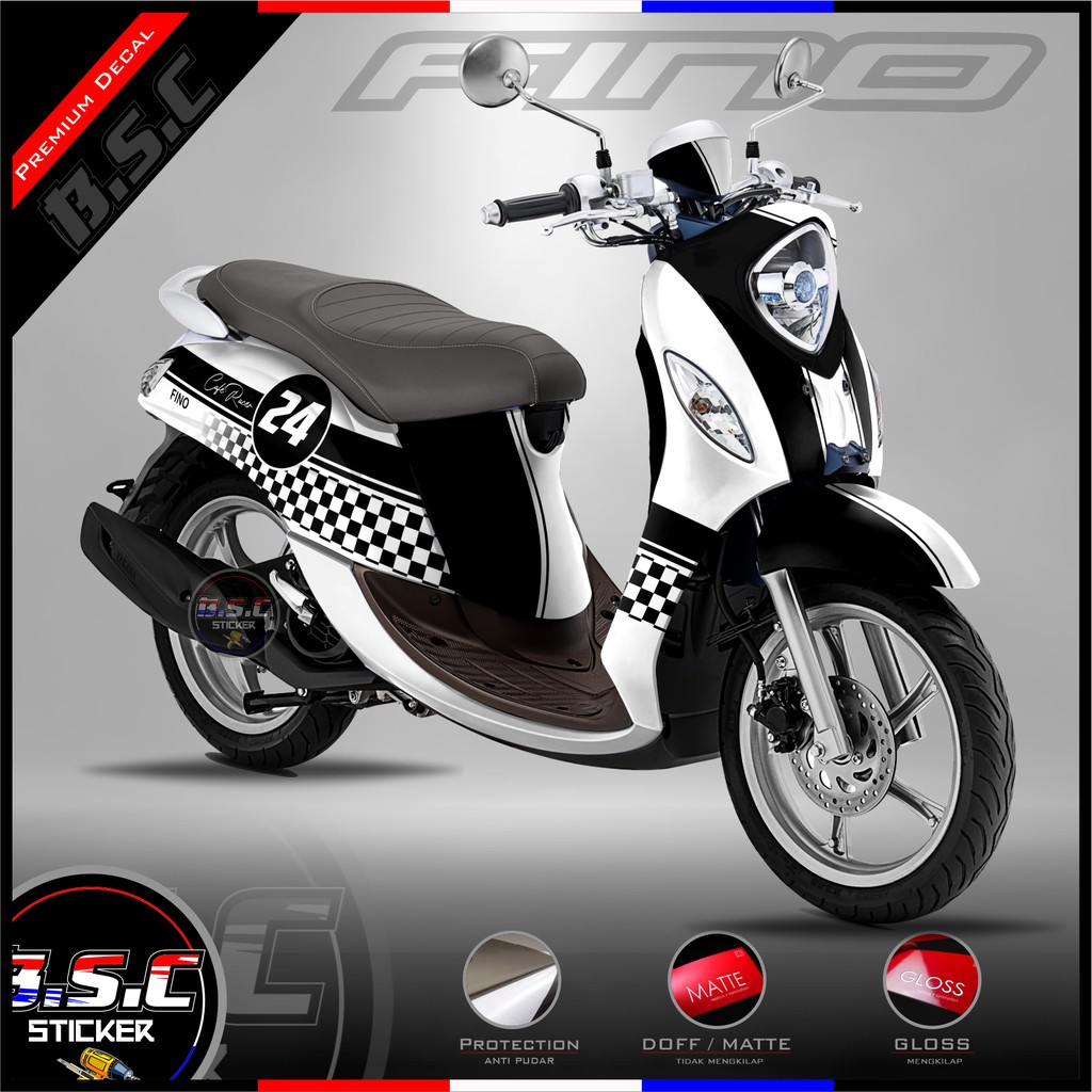 Sticker Decal Fino Motif Retro