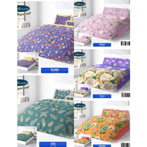 ❤ IJN ❤ Sprei California 180x200 New motif ( King size )