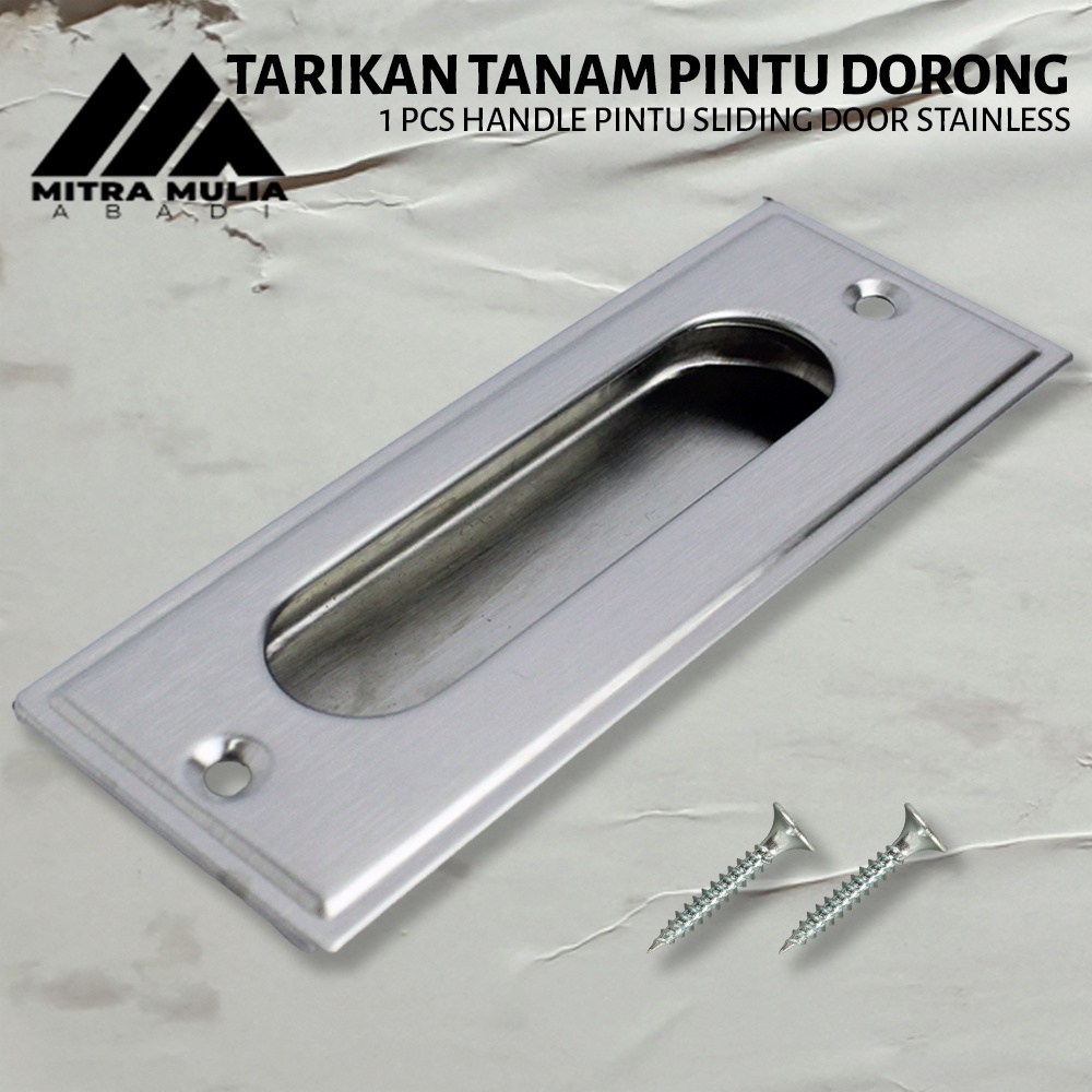 Tarikan Pintu Dorong 1pcs  l Handle Geser Kotak Stainless Sliding