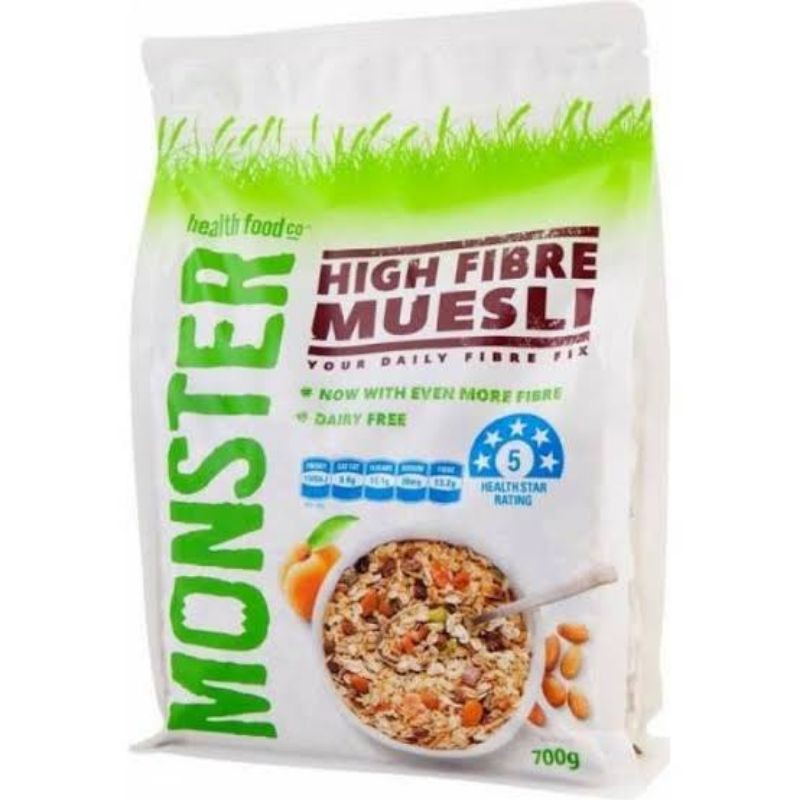 

MONSTER HIGH FIBER MUESLI 700GR