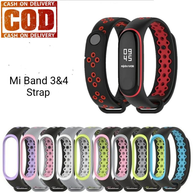 Strap Tali Silicone Pengganti Mi band 3 MiBand 4
