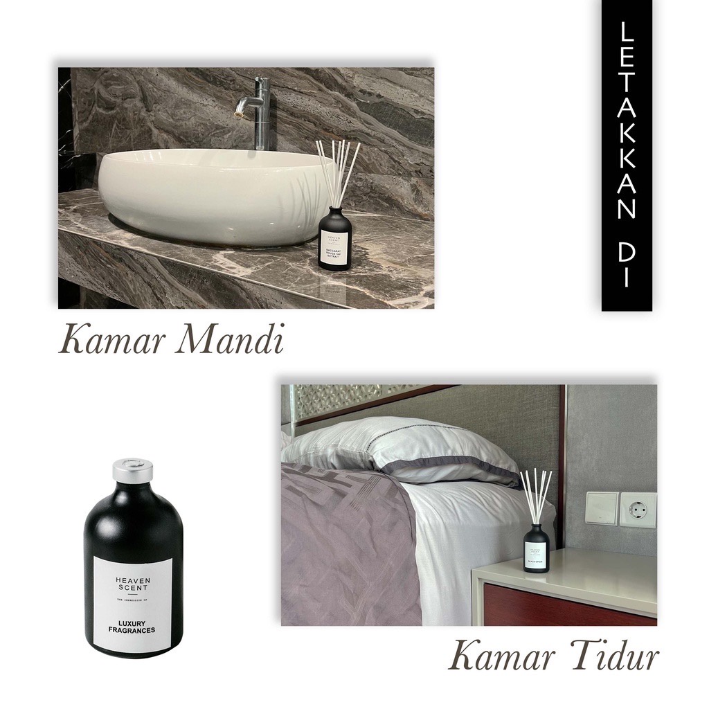 Luxury Reed Diffuser - Pengharum Ruangan Aromaterapi 100 Ml