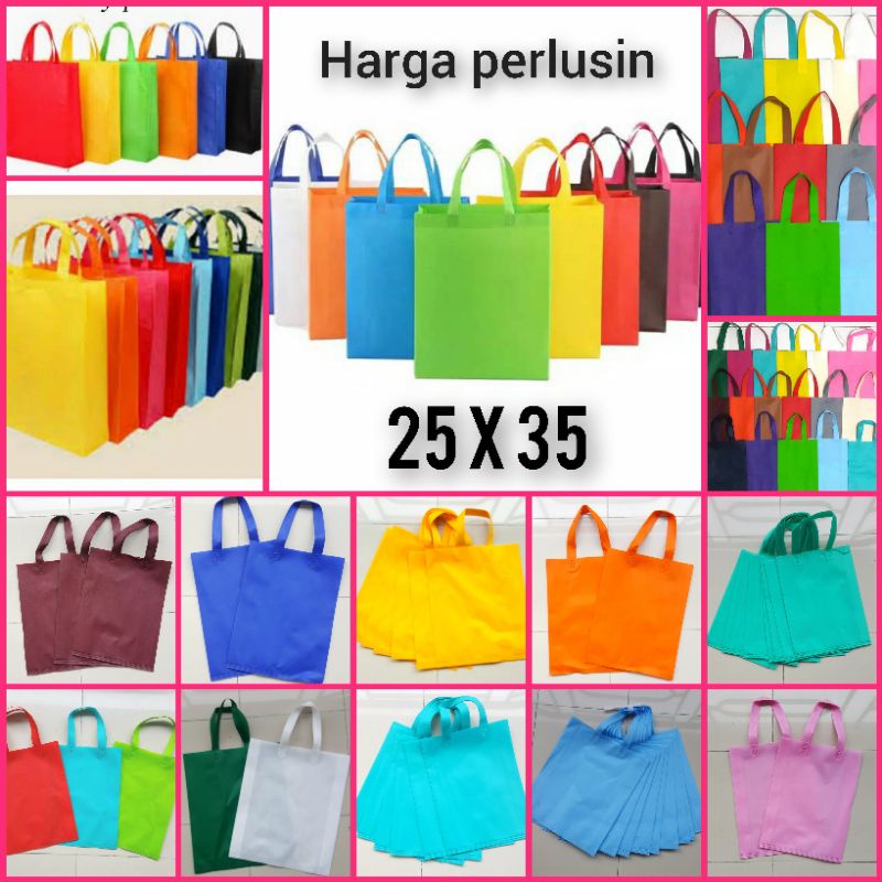 

tas spon Bond tenteng 25x35 isi 12 pcs