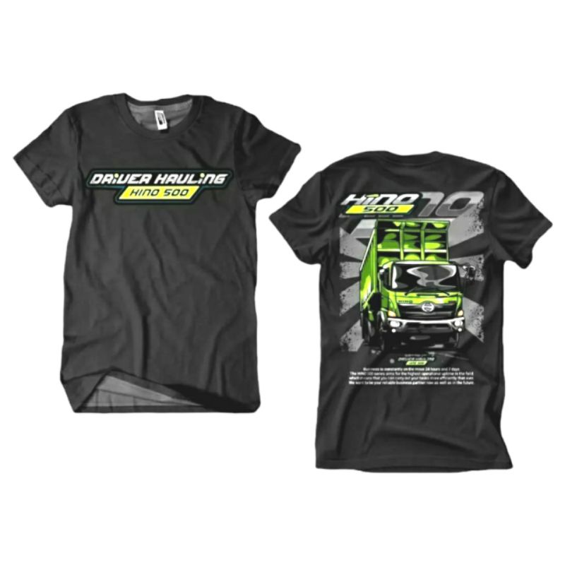kaos truk, kaos trek driver Hauling Hino lohan 500