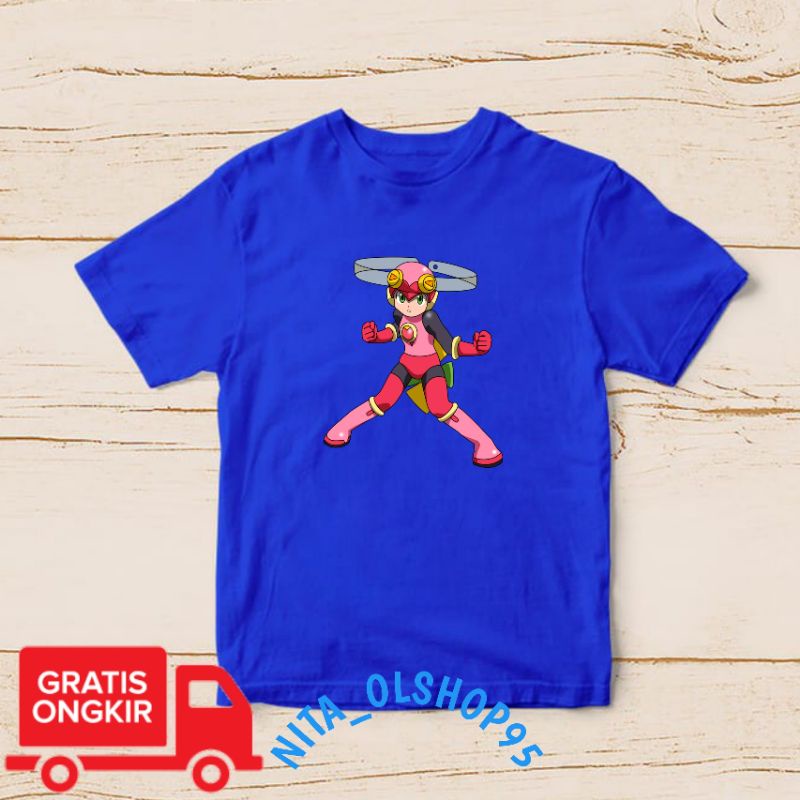 baju anak megaman , baju anak karakter , Mega man