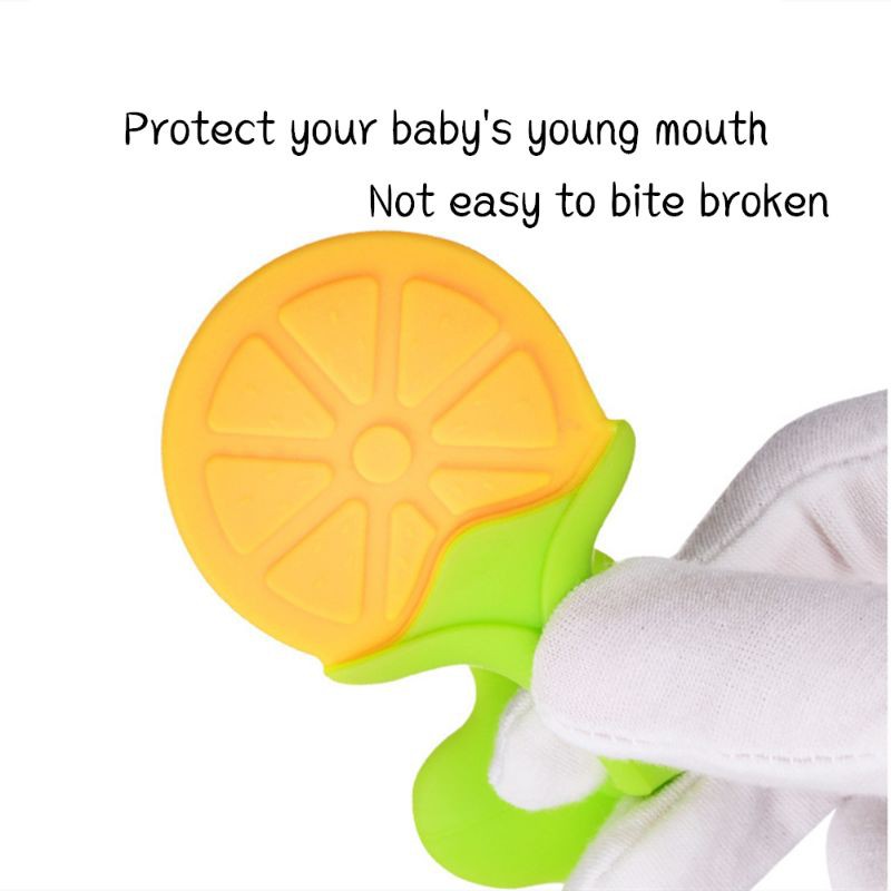 Teether Bahan Silikon / Gigitan Bayi / Teether Gigitan Bentuk